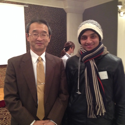 富沢教授とイスラムの学生