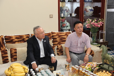 朱濤先生と副市長