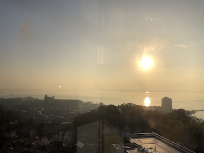 琵琶湖朝日